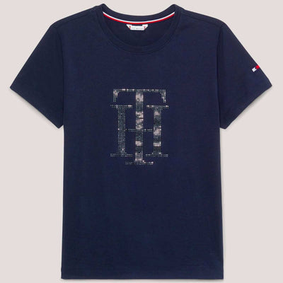 Tommy Hilfiger Frauen Rundhals T-Shirt Manhattan