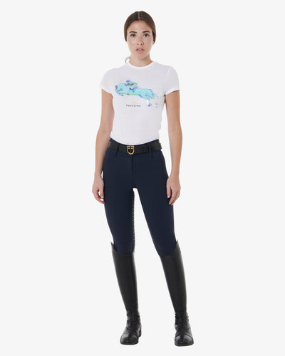 Equestro Frauen Vollgirp Reithose High Waist