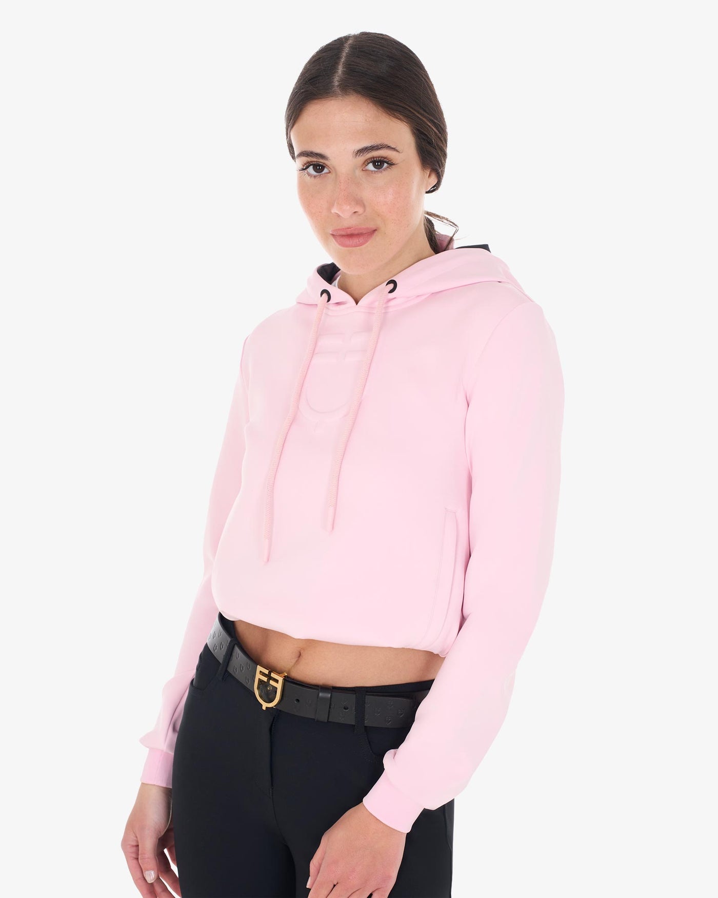 Equestro Hoodie kurz für Damen