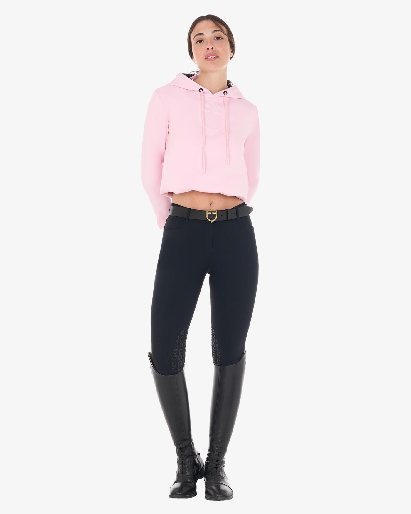 Equestro Hoodie kurz für Damen