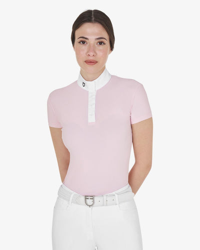 Equestro Damen Kurzarm Poloshirt Sally