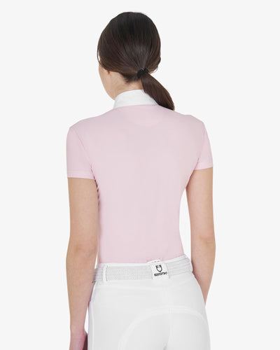 Equestro Damen Kurzarm Poloshirt Sally