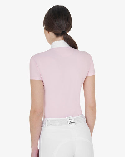 Equestro Damen Kurzarm Poloshirt Sally
