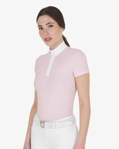 Equestro Damen Kurzarm Poloshirt Sally