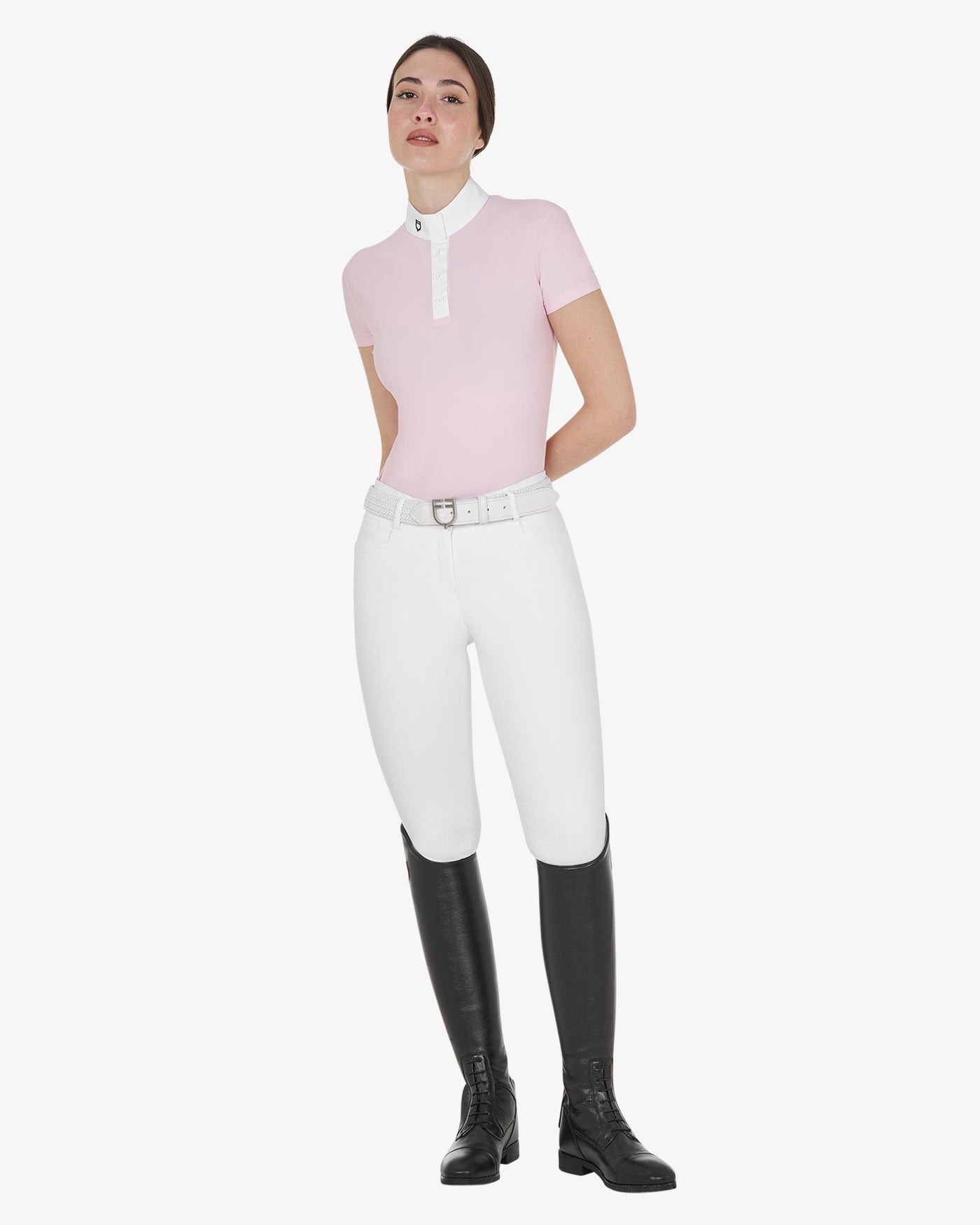 Equestro Damen Kurzarm Poloshirt Sally