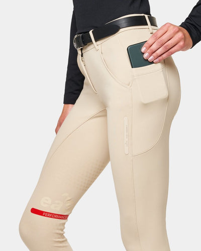 ea.ST R2 Performance Reithose für Damen Kniebesatz Springen