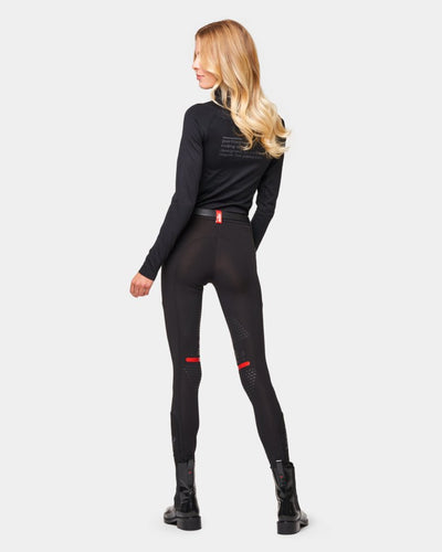 ea.ST R2 Performance Reithose für Damen Kniebesatz Springen