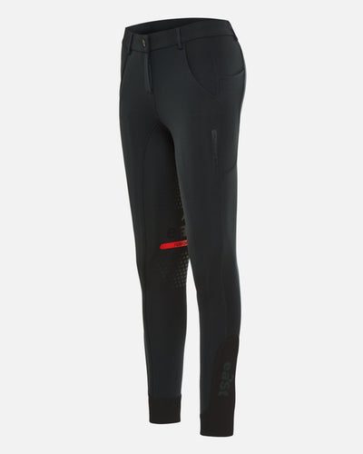 ea.ST R2 Performance Reithose für Damen Kniebesatz Springen