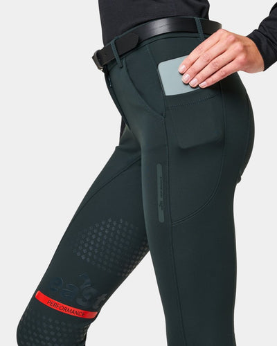 ea.ST R2 Performance Reithose für Damen Kniebesatz Springen