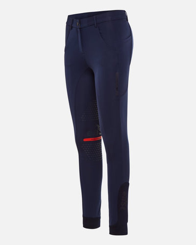 ea.ST R2 Performance Reithose für Damen Kniebesatz Springen