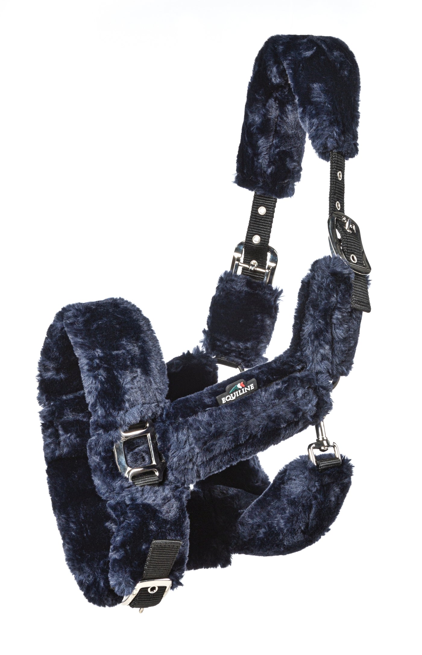 Equiline Halfter mit Lammfell für Pferde - Terris