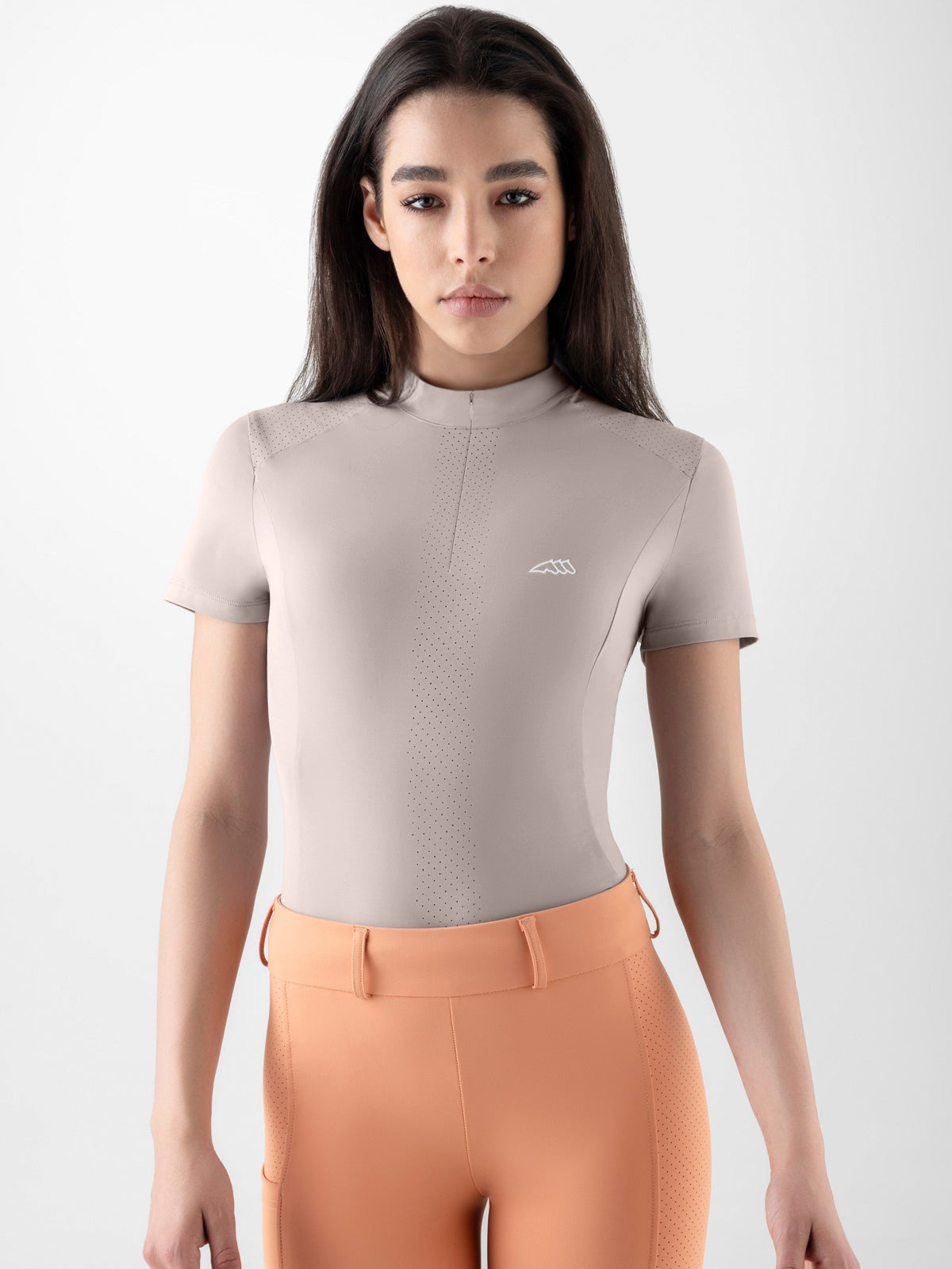 Equiline Trainingsshirt mit Kragen für Damen CYELEC SS25