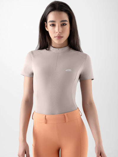 Equiline Trainingsshirt mit Kragen für Damen CYELEC SS25