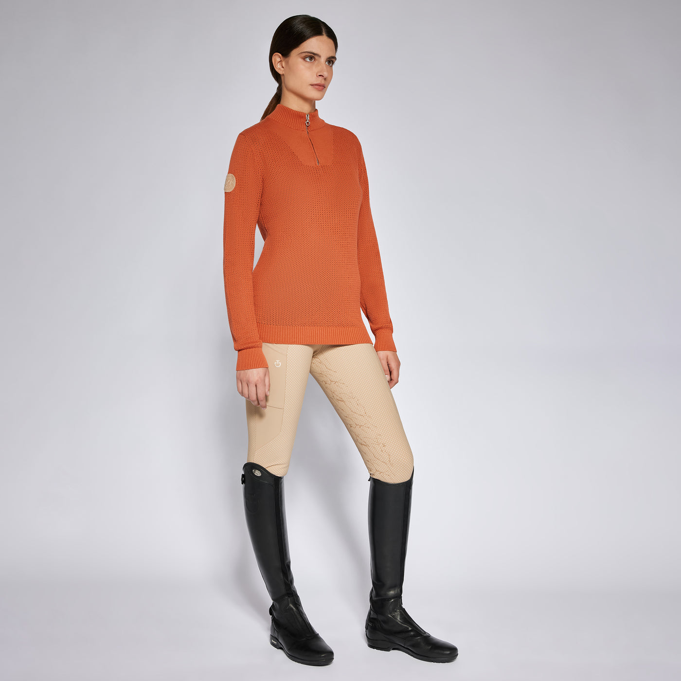 CT Women's Half Zip Sweater