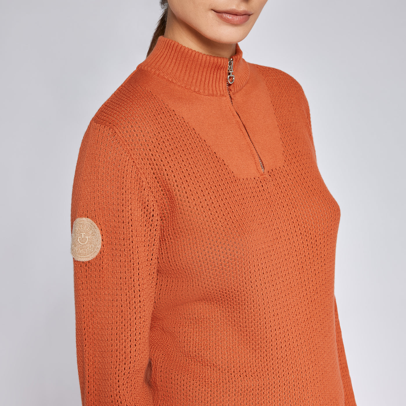 CT Women's Half Zip Sweater