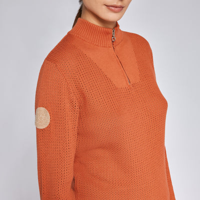 CT Women's Half Zip Sweater