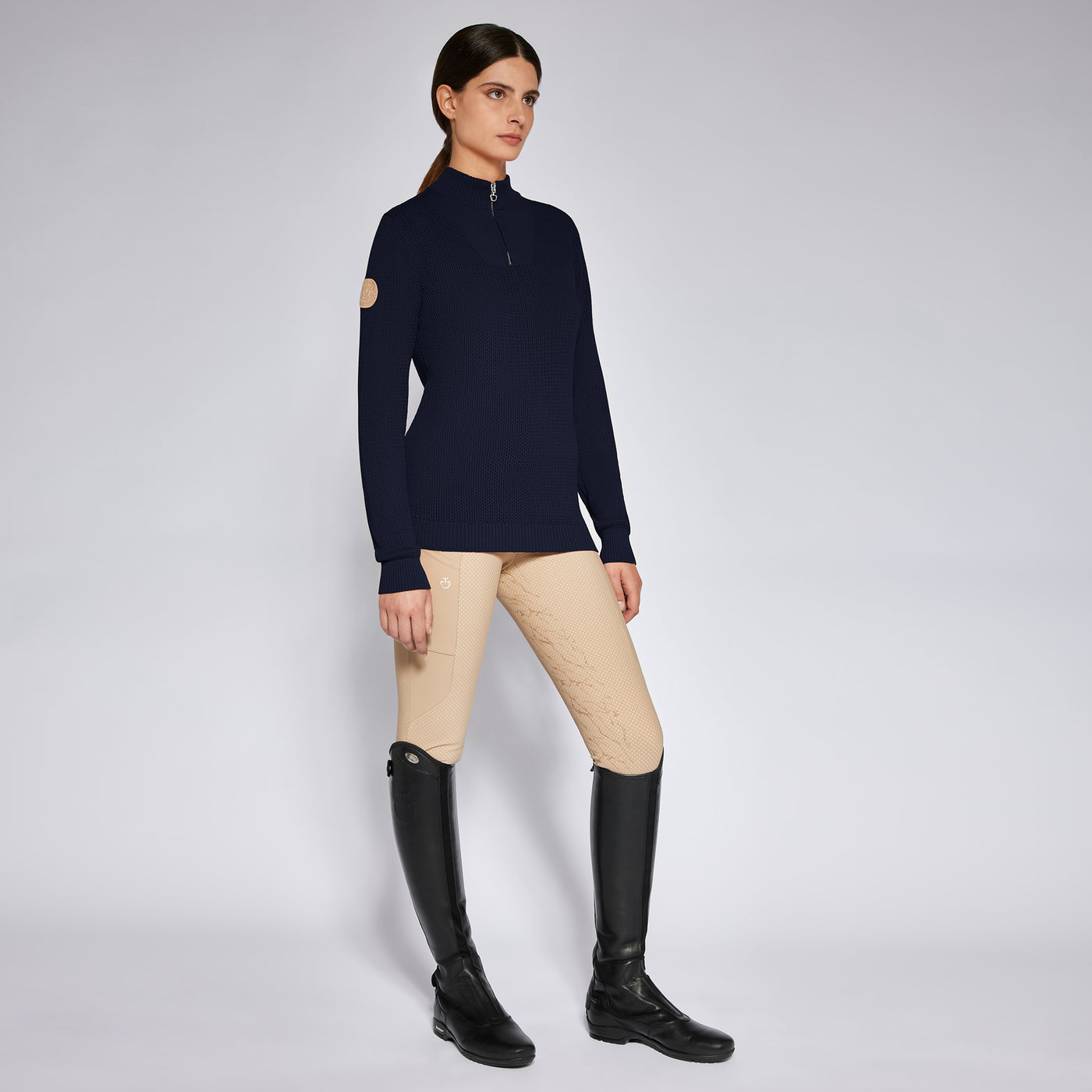 CT Women's Half Zip Sweater