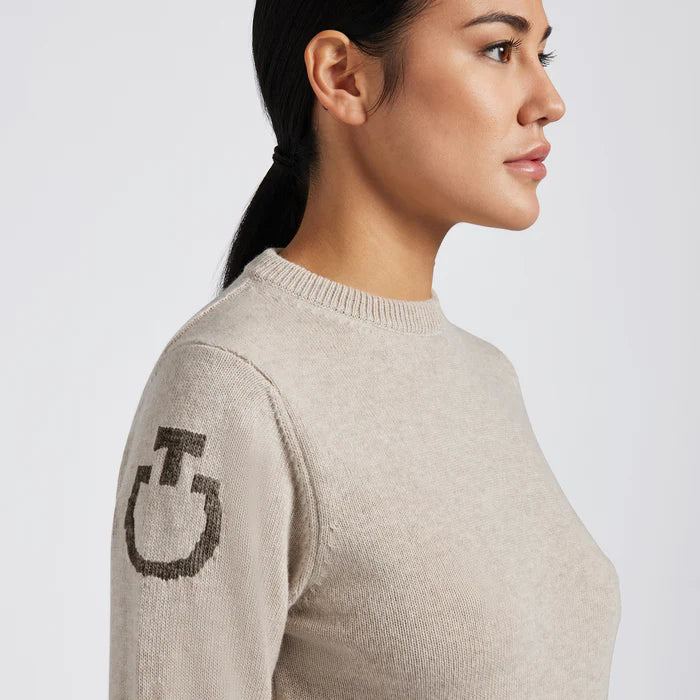 Cavalleria Toscana Damen Wollpullover mit Rundhals HW24/25