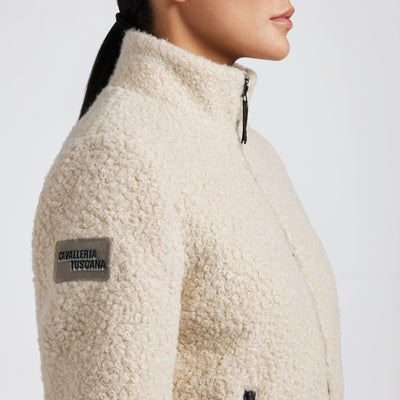 Cavalleria Toscana Damen Teddy Bear Fleece Jacke HW24/25