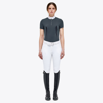 Cavalleria Toscana Revo Turniershirt mit Reißverschluss für Damen