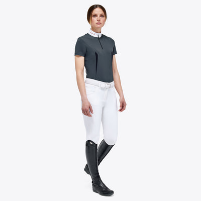 Cavalleria Toscana Revo Turniershirt mit Reißverschluss für Damen