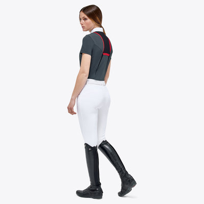 Cavalleria Toscana Revo Turniershirt mit Reißverschluss für Damen