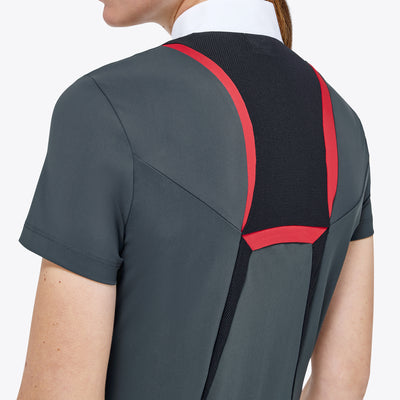 Cavalleria Toscana Revo Turniershirt mit Reißverschluss für Damen