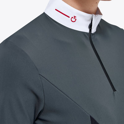Cavalleria Toscana Revo Turniershirt mit Reißverschluss für Damen