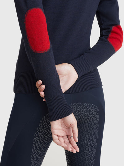Women's lightweight V-neck sweater