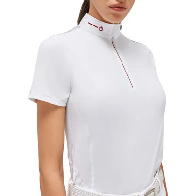 Cavalleria Toscana Revo Turniershirt mit Reißverschluss für Damen