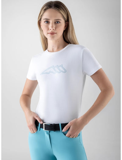 Equiline T-Shirt mit rundhals Ausschnitt für Damen GOSBIG SS25