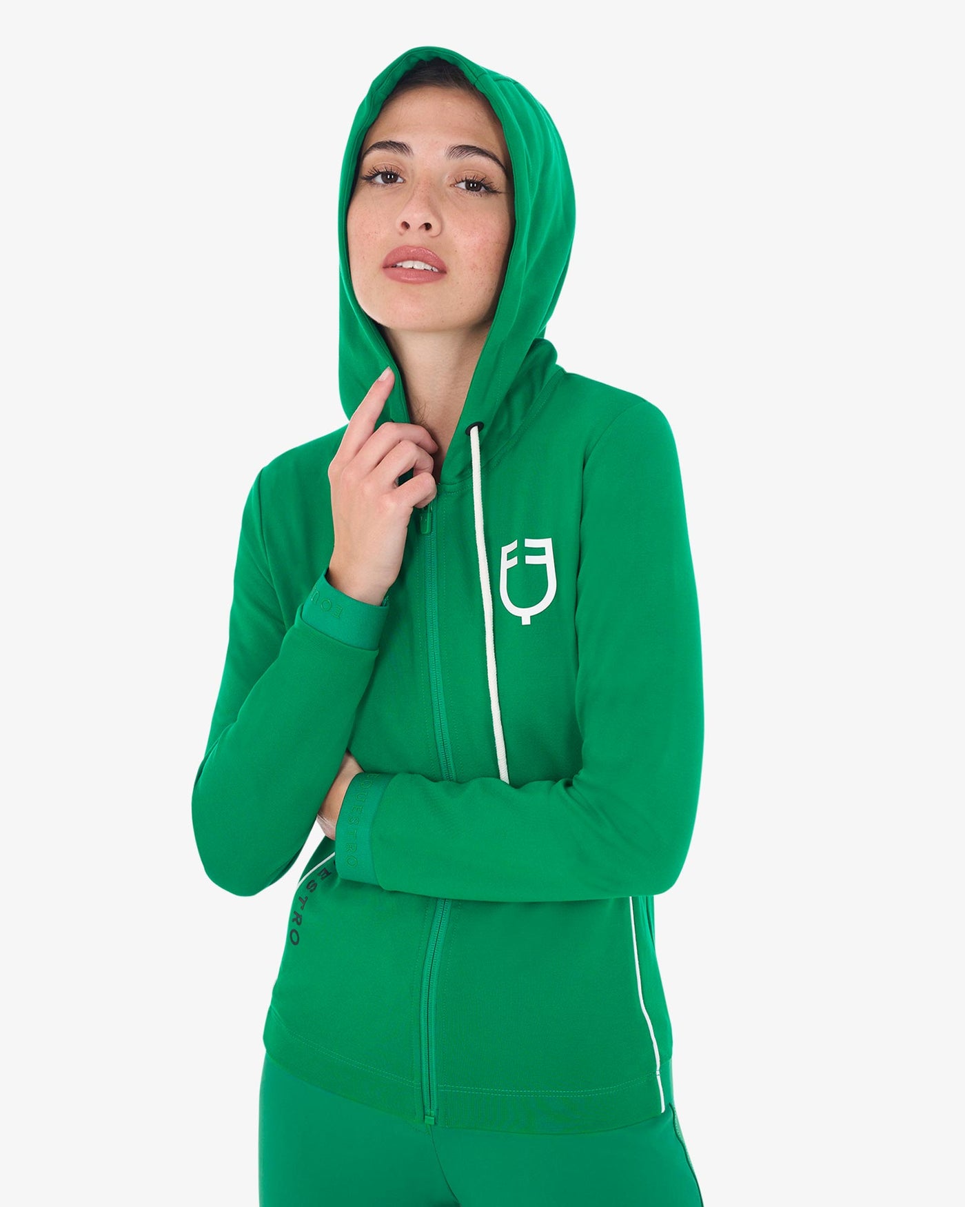 Equestro Hoodie Sweatshirtjacke für Damen