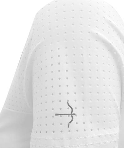 Samantha Mesh White Tournament Show Shirt