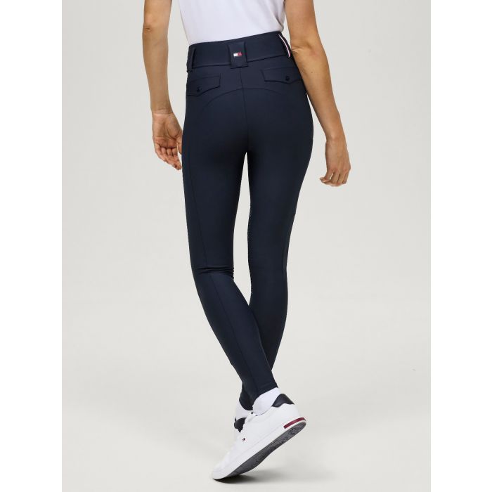 Tommy Hilfiger Equestrian Hybrid Reitleggins mit Kniebesatz für Damen Highland FS25