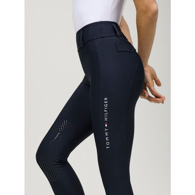 Tommy Hilfiger Equestrian Hybrid Reitleggins mit Kniebesatz für Damen Highland FS25